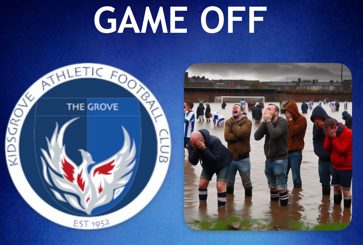 Tonight’s match vs Widnes has been called off due to a waterlogged pitch.