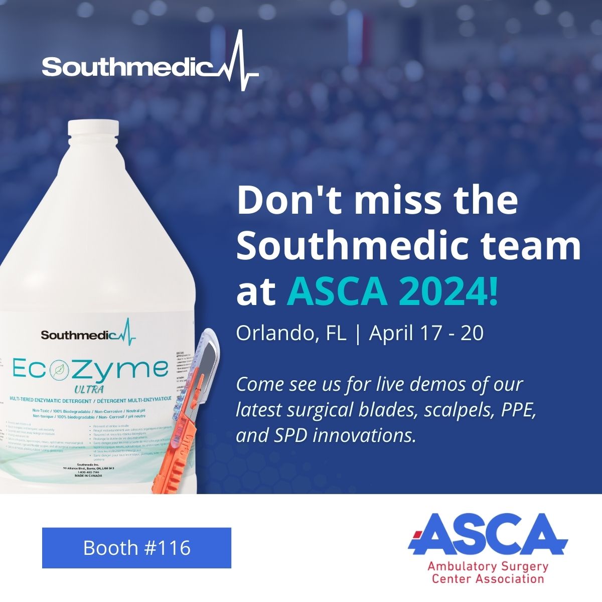 We look forward to seeing you in Orlando!

hubs.li/Q02t1z7j0

#ASCA2024 #ASCAConf #SterileProcessing #SPD #InnovationInHealthcare