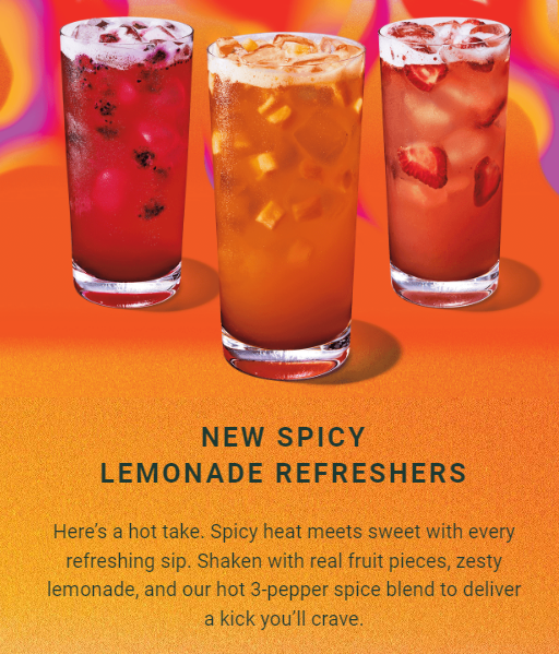 Nothing says refreshing summer drink like a burn-your-mouth 3-pepper blend. #StarYucks