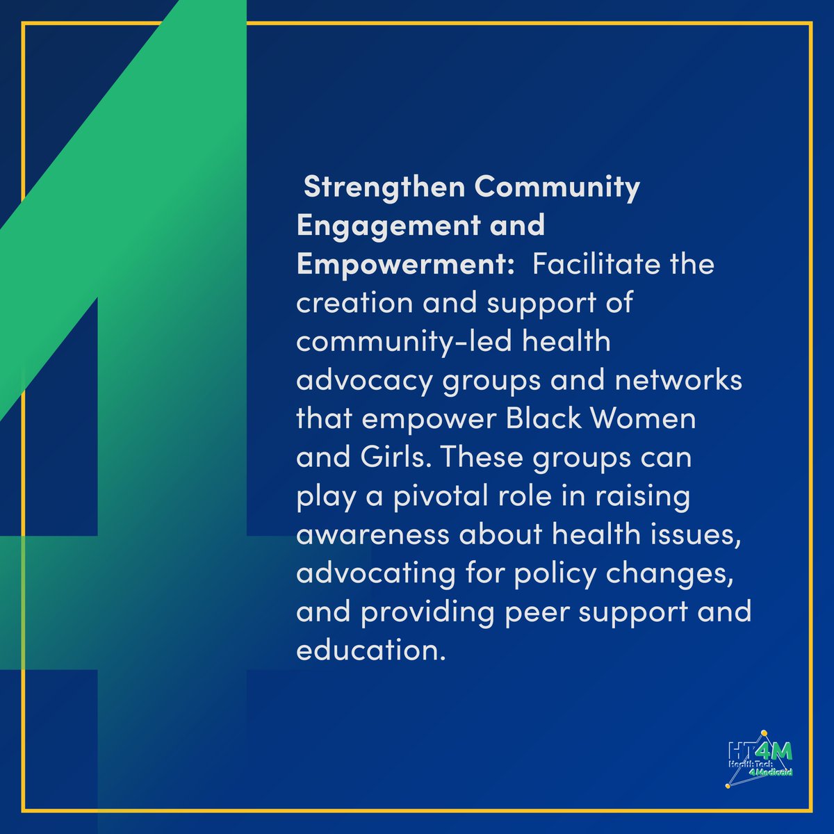 Recognizing our health equity heroes, we're sharing Kellie Todd Griffin's 4 calls to action for advancing health equity in vulnerable populations. Let's act together as a community! #HealthEquity #CallToAction #CommunityAction