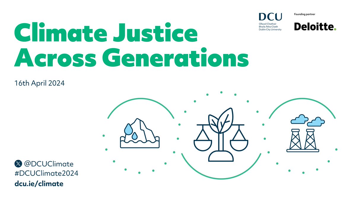 What a day, so much food for thought. The conference ranged from policy to business to media and with a thread of humanity and poetry throughout. Thanks to everyone who made it such an engaging day. #DCUClimate2024