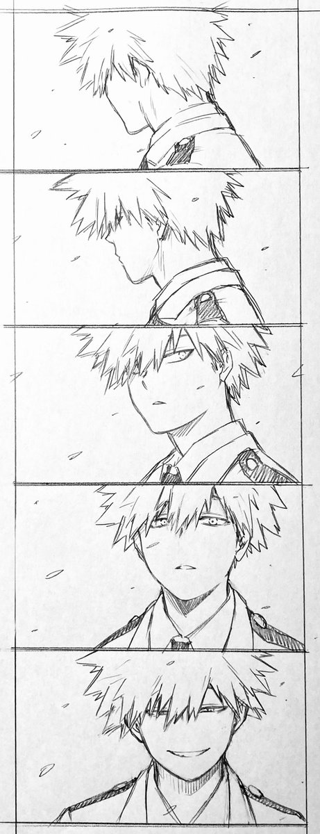 ラフ描き、💥

💥ちゃんちゃんとネクタイしめるようになったねぇ… 