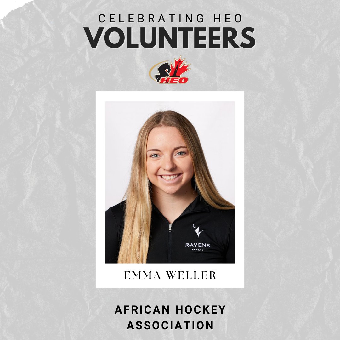 HEOhockey's tweet photo. “The most rewarding part about volunteering with this program is seeing the kids' smiling faces each week and watching them grow both on and off the ice."

A lifelong volunteer, Emma Weller credits volunteering with making her the person she is today.

https://t.co/6ZLUVtMN9x https://t.co/xnuDZK6qkH