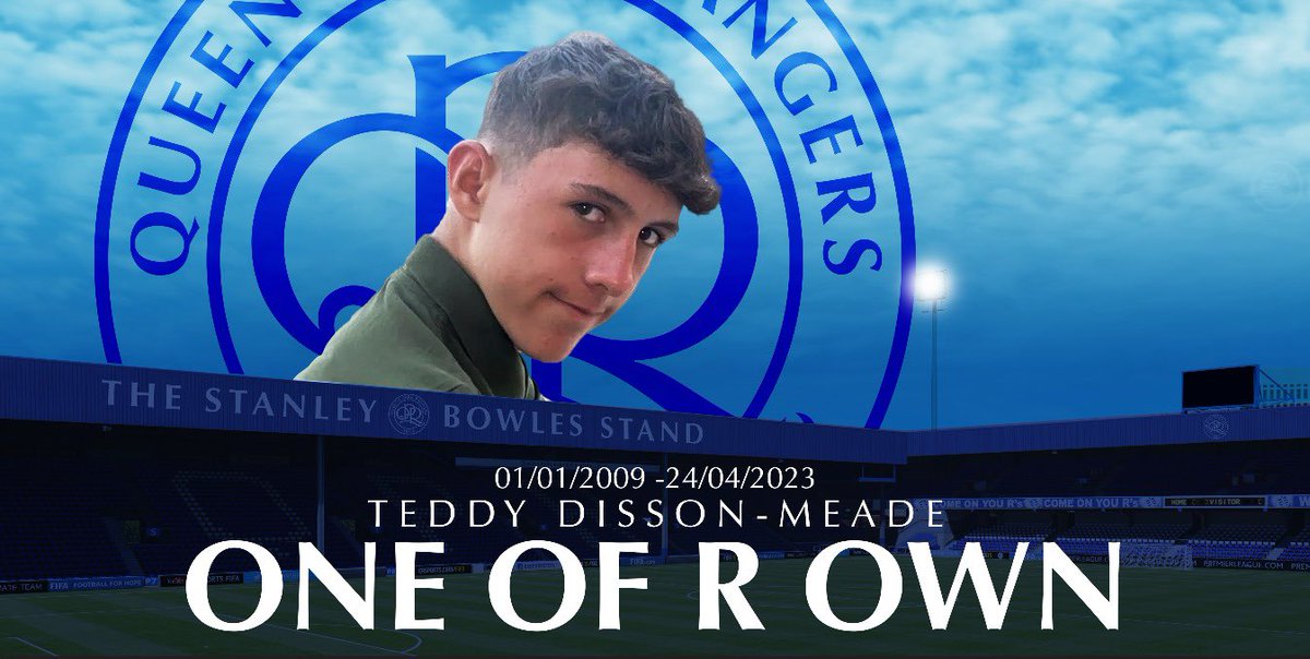 On Saturday before kick off we will be paying tribute to one of own Teddy Disson-Meade who the QPR family sadly lost in 2023 by dropping this banner. There will also be a minute’s applause on 14 minutes that we ask people to join in and show love and support for Teddy’s family.