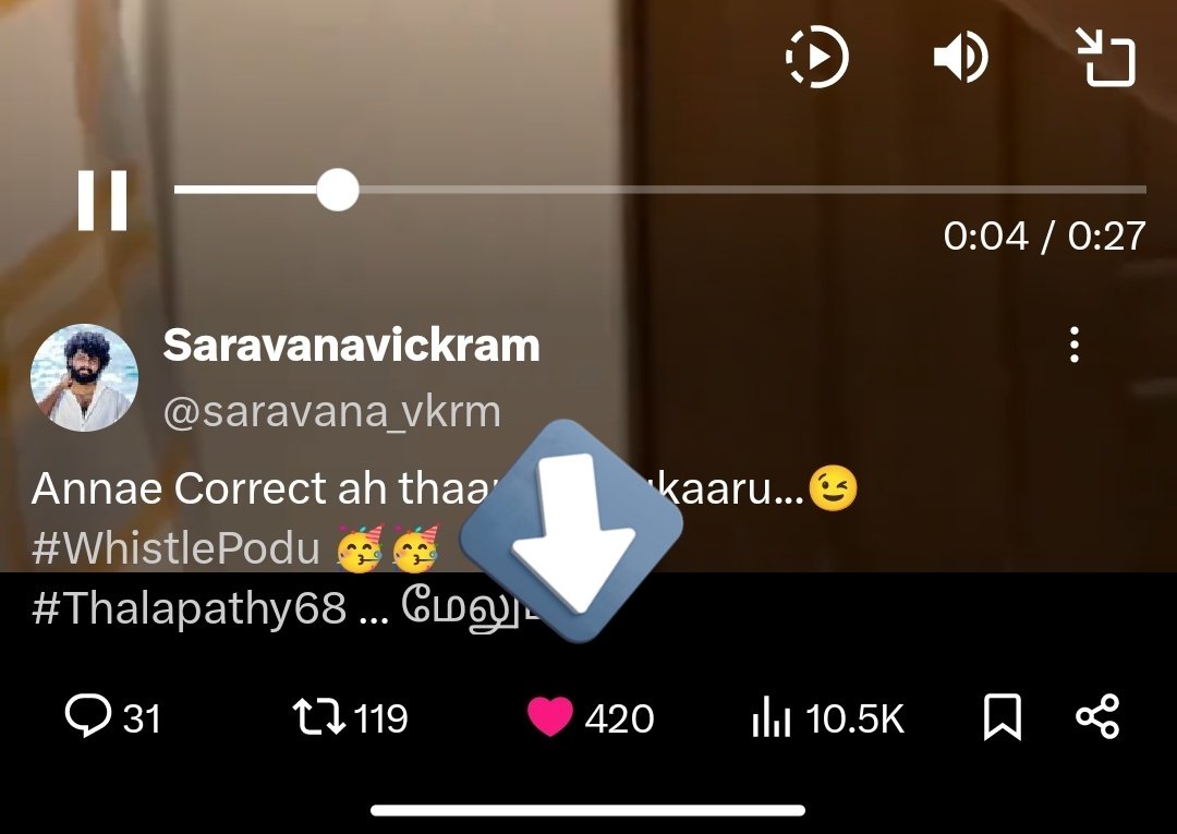 V K tweet media