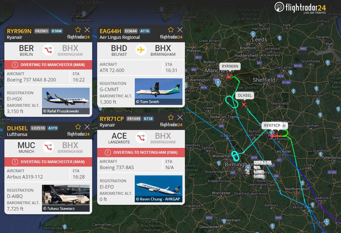 LIVE / INCIDENT: Birmingham closed while security deal with potential suspect package on board Aer Lingus/Emerald ATR 72-600 G-CMJJ. #EAG47S squawked 7700 General Emergency after dep. & ret. to BHX. Watch 'Airport Action' live broadcast: airportwebcams.net/birmingham-air… Img (c) streamer
