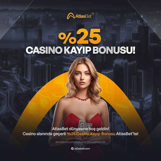 😎 K A Y B E T M E K Y O K ! !😎 ⚡️ Casino Kayıplarınız için %2️⃣5️⃣ Kayıp Bonusu 😎 📌 Lisanslı Güvenilir Tek Adres 📌 #atlasbet ⭐️t2m.io/atlasbetgiris