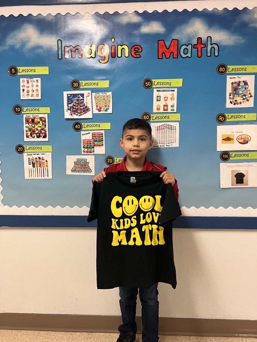 Congratulations on passing 100 lessons on Imagine Math!! 😎