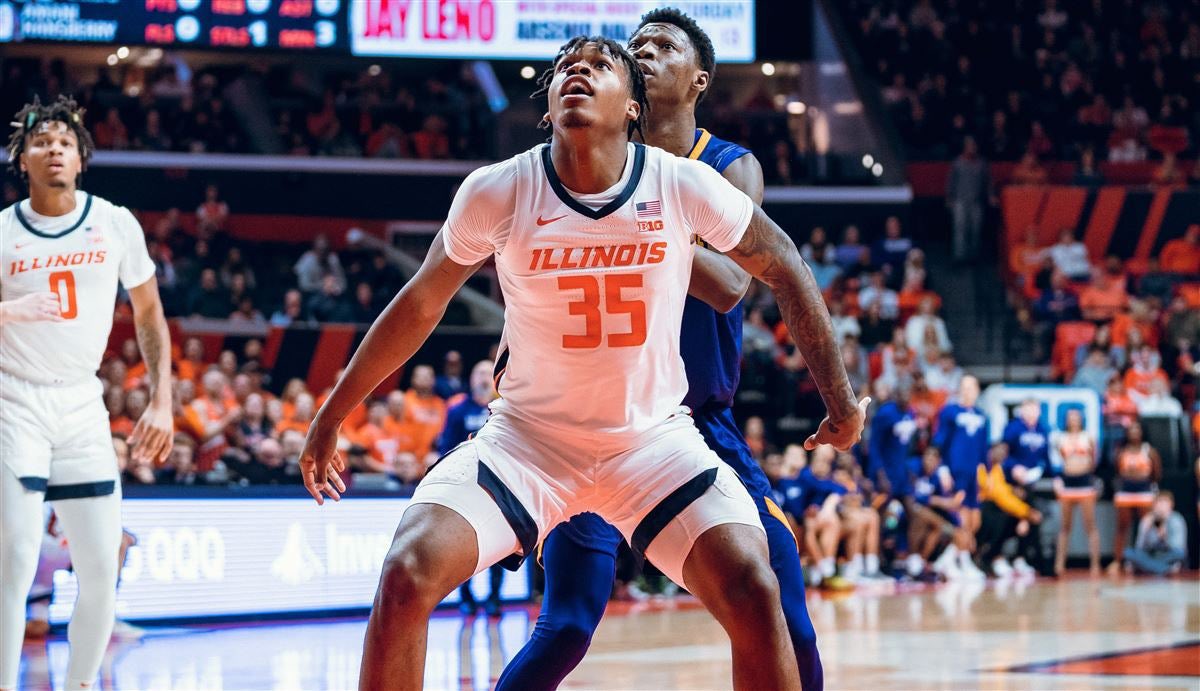 𝙉𝙀𝙒𝙎: #Illinois freshman Amani Hansberry will enter the transfer portal, a source tells @247Sports. 2023-24 Stats: 2.4 points and 2.1 rebounds in 7.5 minutes per game. STORY | 247sports.com/college/basket…