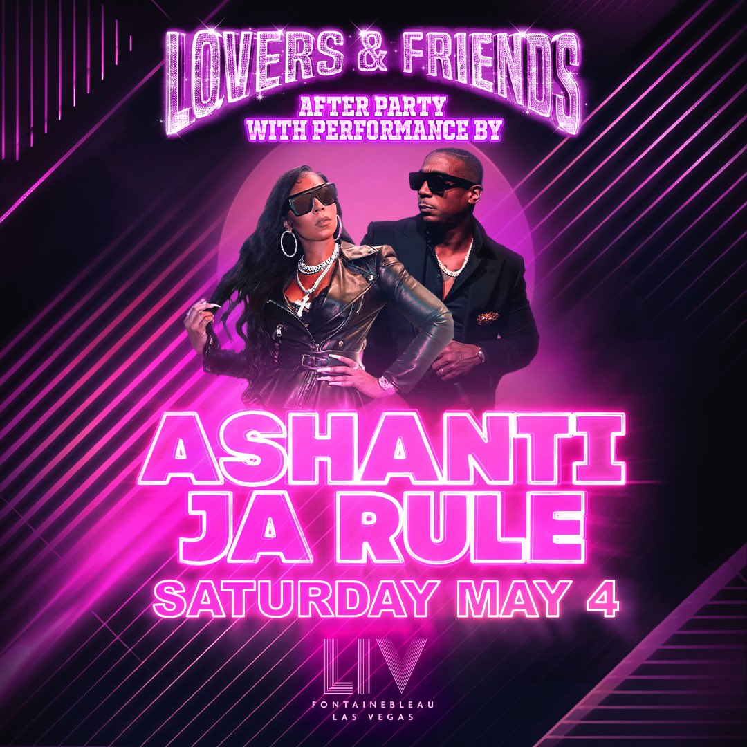 There ain’t no party like an L&F party! 💜 Come kick off the weekend on Friday May 3rd at our official Pre-Party with performances by Akon and close it off strong at the After Party on Saturday May 4th with Ja Rule and Ashanti. The memories are about to be endless! 🥲✨