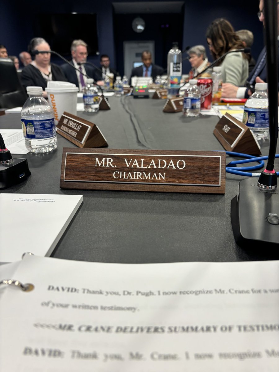 Chaired my first Legislative Branch Subcommittee Hearing today. Looking forward to working with my colleagues on the committee to ensure taxpayer dollars are being used responsibly.