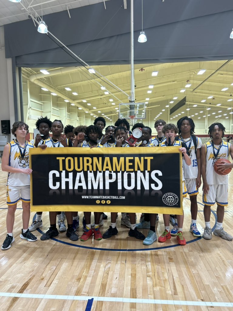 Congratulations to the Dunn PAL Wildcats 9/10th Grade team for winning the Gold Bracket in The Teammates Basketball Pres. The Opener VI at Rocky Mount Event Center in Rocky Mount NC. They went 4-0! Way to go guys!! Keep Working! No days off!! 🏀🏀🏀 <a href="/SJTrojanbball/">SJ Basketball</a> @teammatehoops