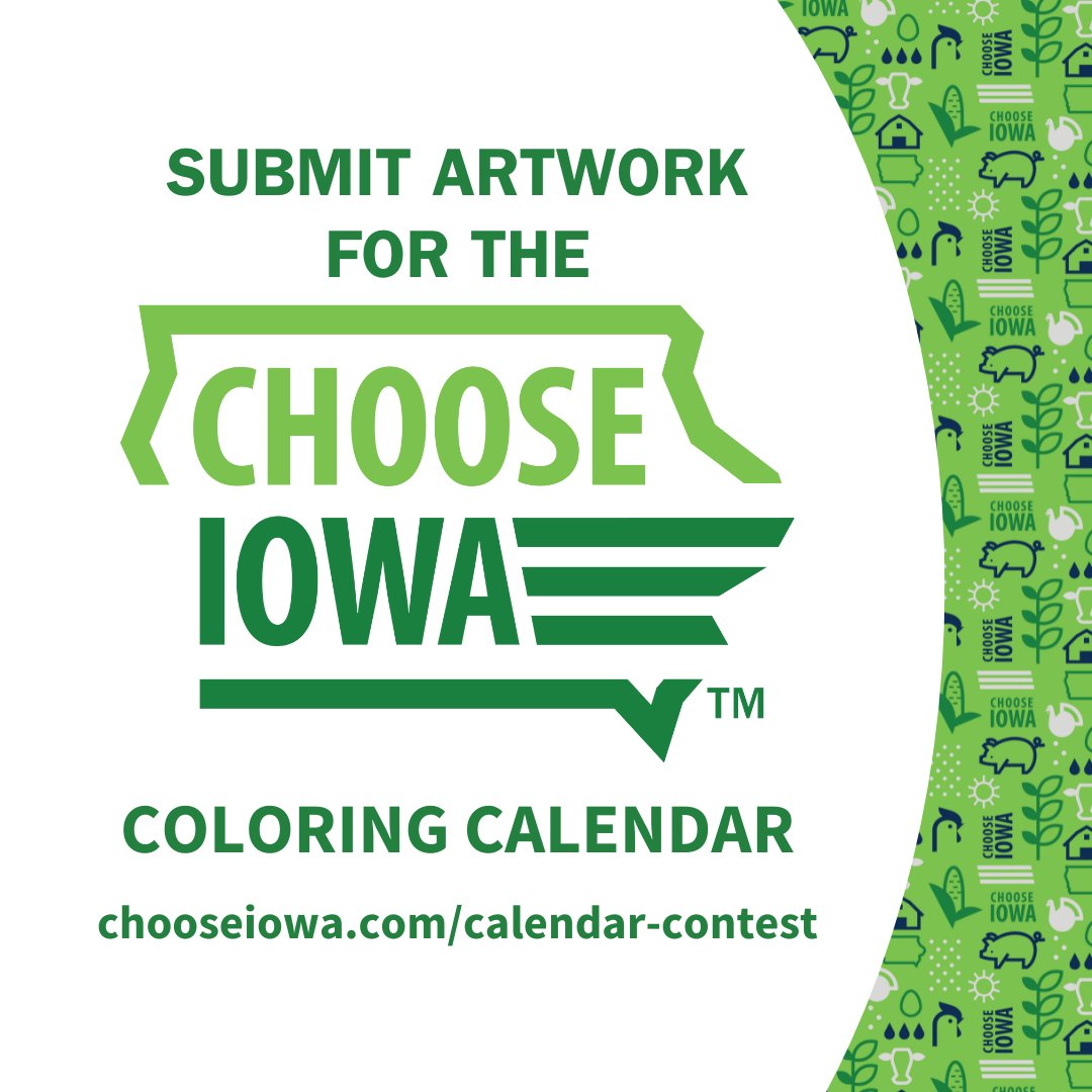 Iowa teachers - Encourage your students to submit their Iowa artwork for this fun calendar contest! #IowaAg #IowaEducators via @IADeptAg