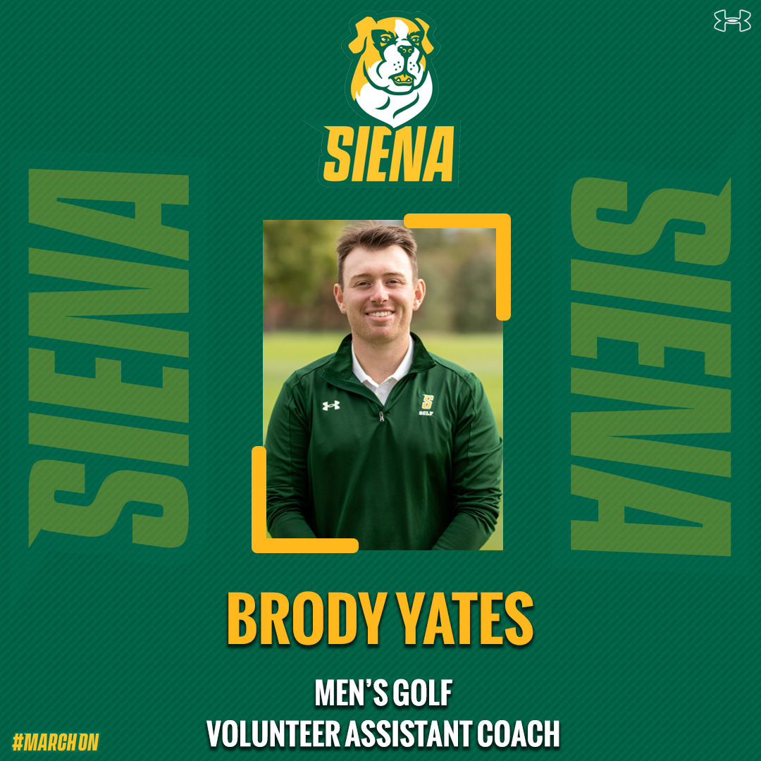Join us in welcoming former Saint Brody Yates '22, G '23 back to the program as a Volunteer Assistant Coach! 

📰 t.ly/UpSjN

#MarchOn x #SienaSaints x #NCAAGolf