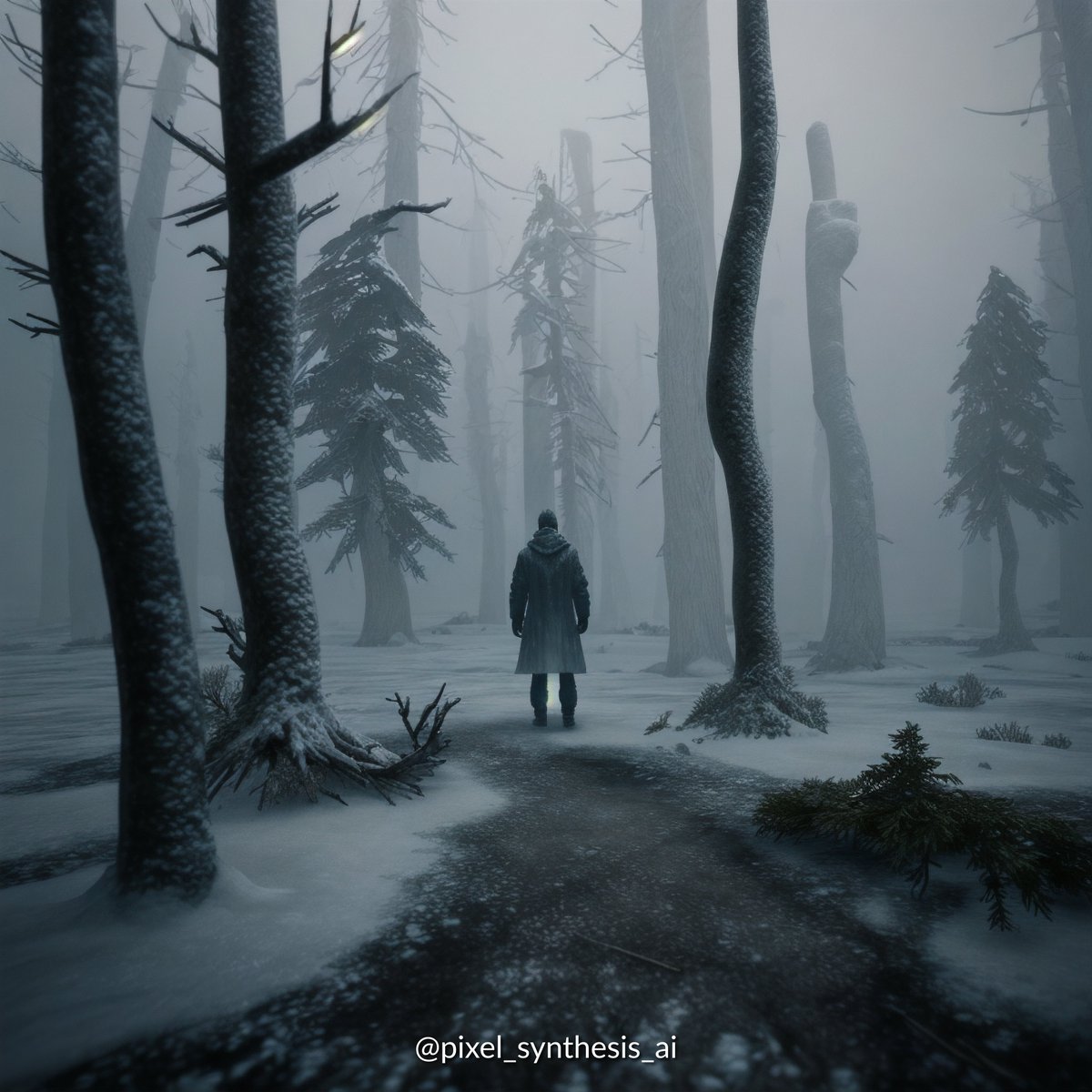 PixlSynthesisAI's tweet photo. Journey into the depths of 'Solitude: Frozen Wilderness', captured by AI ❄️🏕️🌬️.
#aiart #aigeneratedart #stablediffusionart #sdxl #huggingface #openai #chatgpt #civitai #airender #digitalart #masterpiece #aiimage #aiimagery #forest #snowforest #loneranger #warrior #frozenoutpost https://t.co/VL08WYh5PT