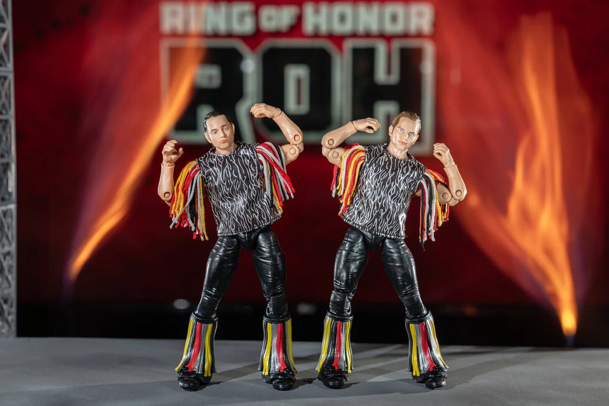 Coming to @JazwaresVault on April 24th, are @ringofhonor looks for @bryandanielson and @youngbucks!

Will you be adding these to your collections?

Who do you want to see next?

#ScratchThatFigureItch