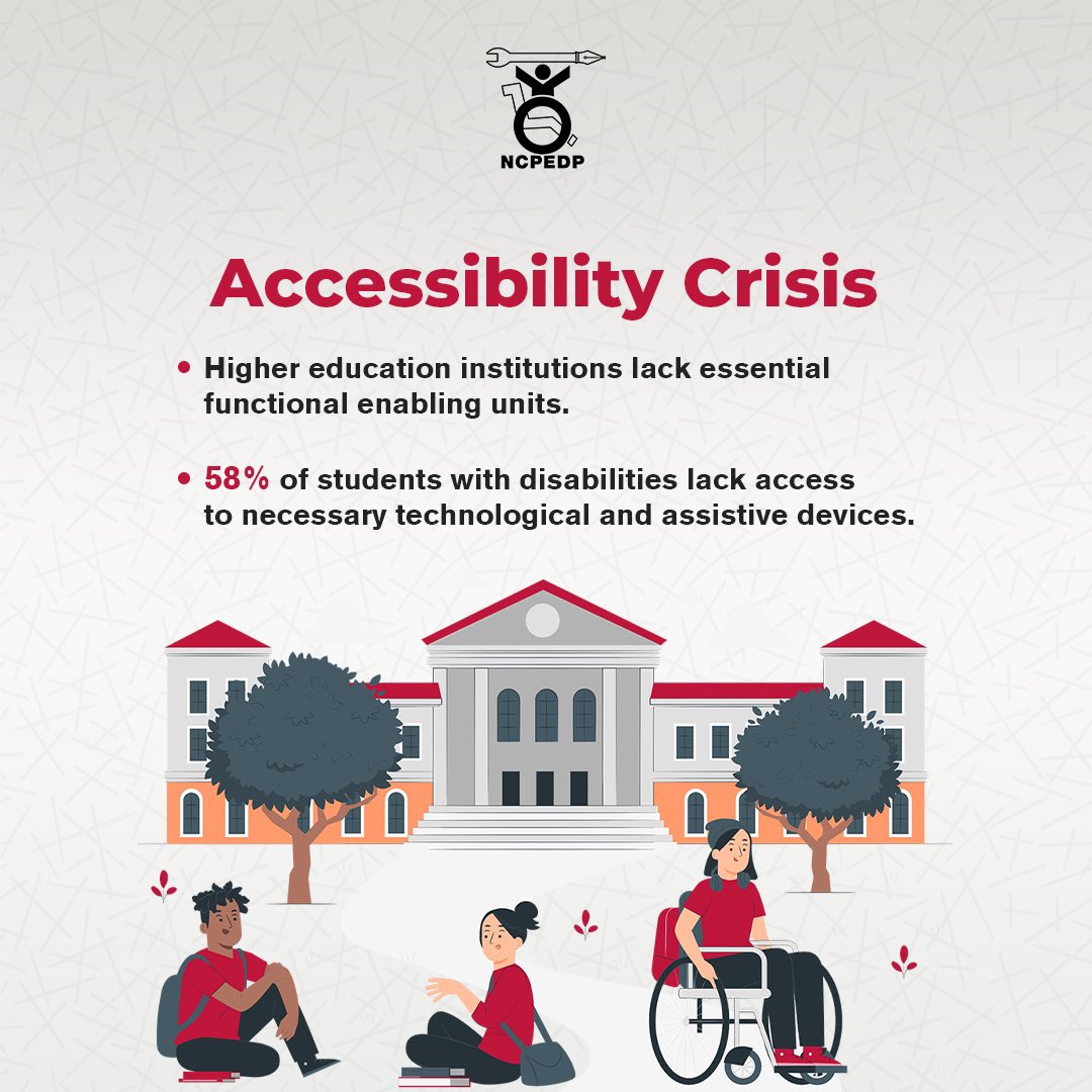 At NCPEDP, we stand with students with disabilities facing significant challenges in accessing higher education. From enrollment disparities to safety concerns during commutes, these obstacles are real and impactful. Let's break down barriers together and ensure every student