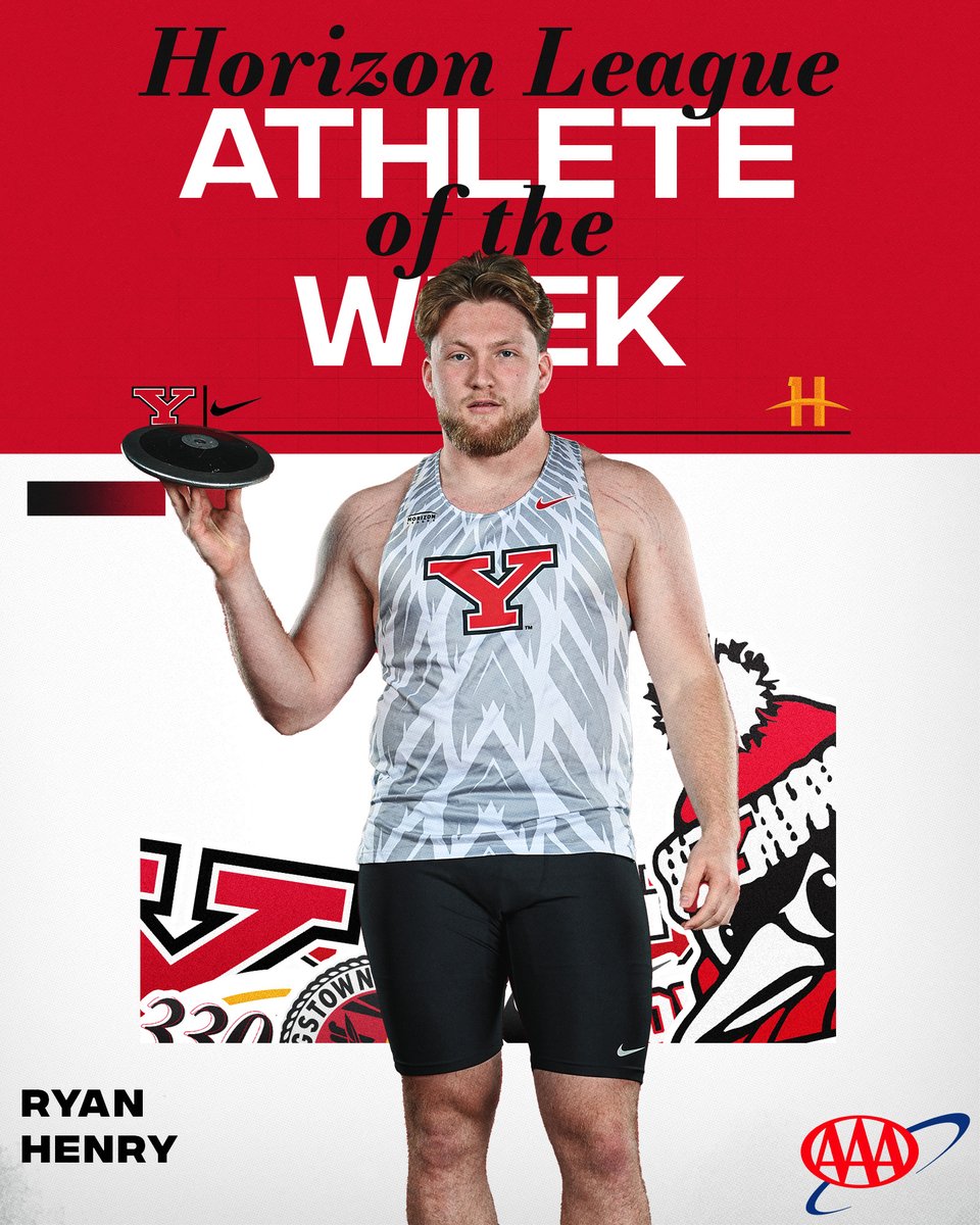 𝙍𝙮𝙖𝙣 𝙃𝙚𝙣𝙧𝙮 has been named the Under Armour #HLTF Outdoor Field Athlete of the Week! 👏

#GoGuins 🐧 // #FlyWithTheY 🤘