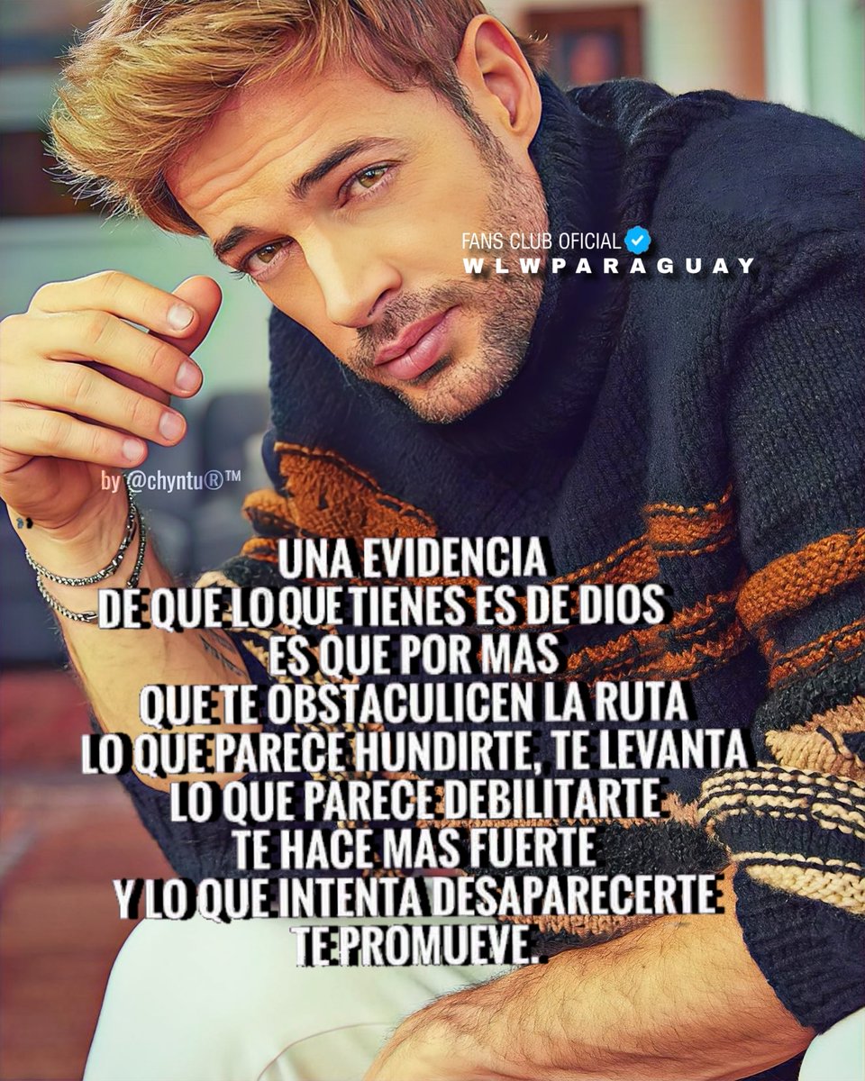 WLWParaguay's tweet photo. @willylevy29 eres testimonio del AMOR DE DIOS.. Buenos días consentido, que este día esté cargado de bendiciones ✨🙌 #SeteQuiere 💯❤️😘😘🇵🇾
#WilliamLevy #willevy #WilliamLevyWorld https://t.co/suwJxK1xUC