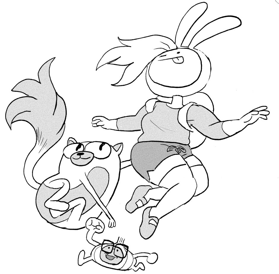 Hey guess who just started supervising on the latest season of FIONNA and CAKE??? New show new self-insert lol