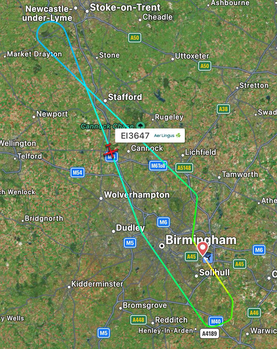 Some drama at Birmingham Airport this afternoon following Aer Lingus flight #EI3647 from #Birmingham to #Belfast returning due to a suspicious package found onboard.

Birmingham has initially been closed for 3 hours, but that time may rise.

 #aviation #avgeek #emergency