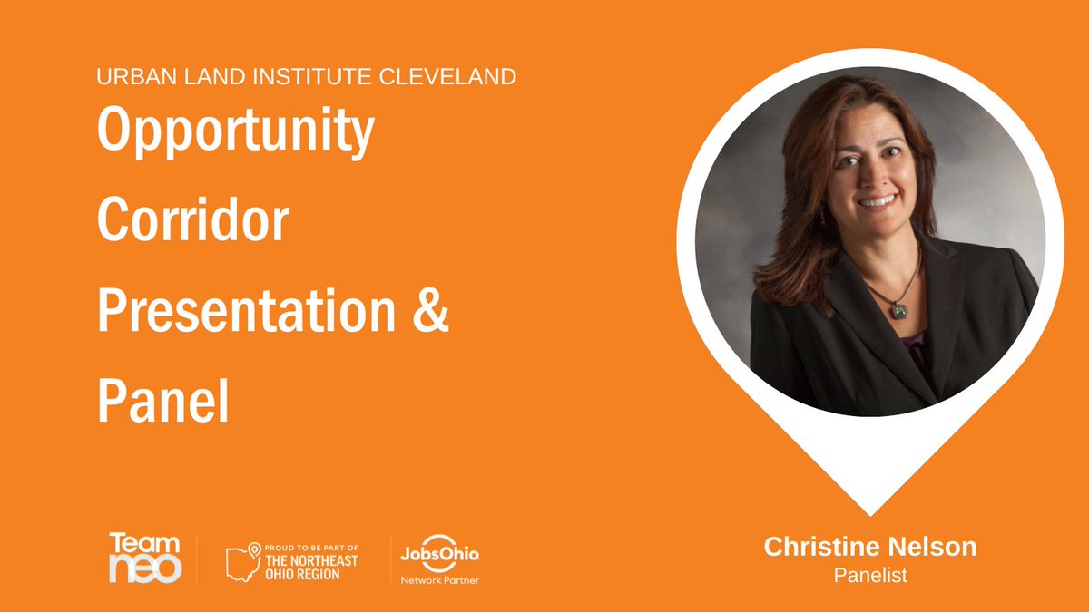 Join ULI Cleveland and #TeamNEO’s Vice President, Project Management & Site Strategies, Christine Nelson, in discussing how the Opportunity Corridor has impacted economic growth in the #northeastohioregion.

Registration & details here: bit.ly/3Q67Yrn

#NEOhio #EconDev