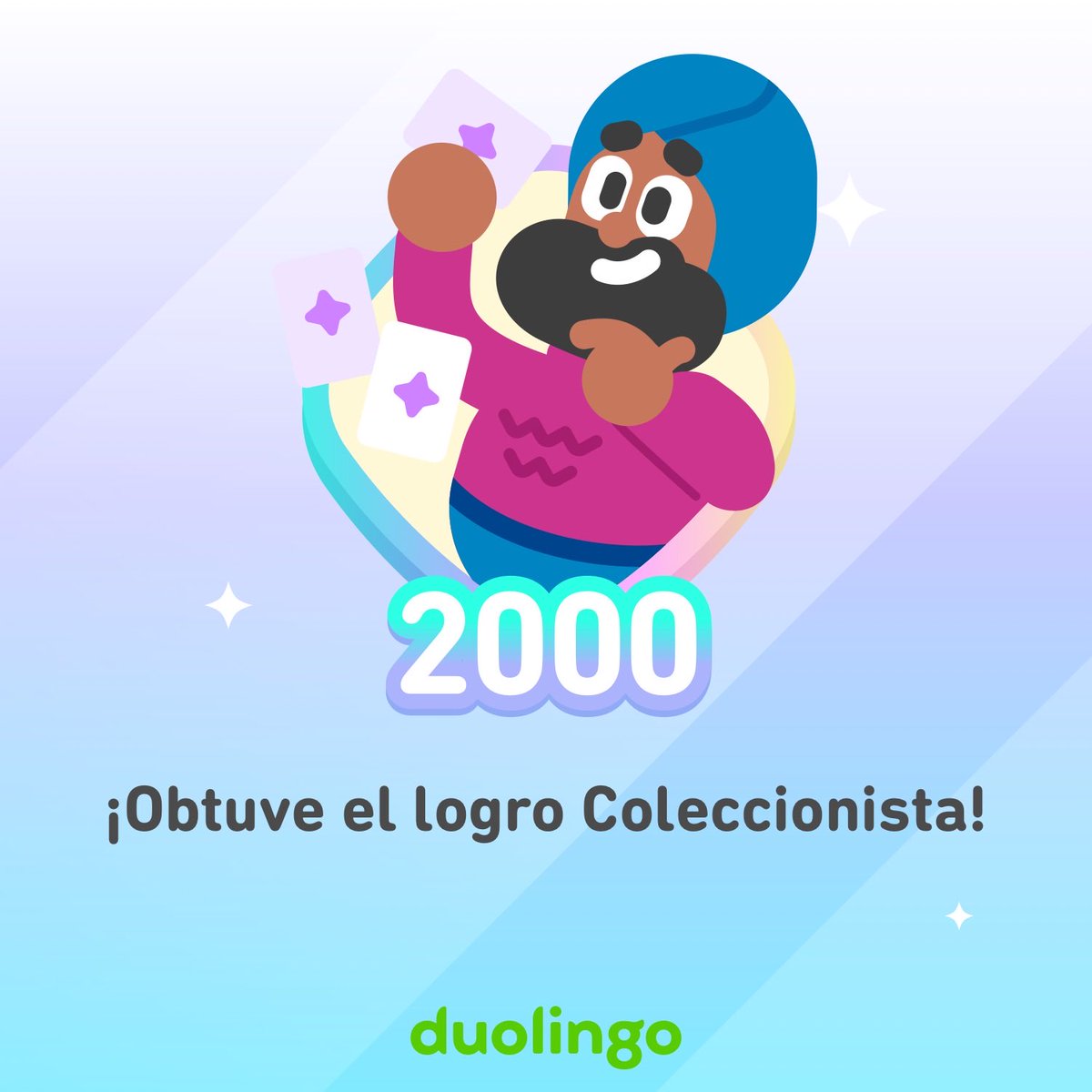 2445_'s tweet photo. ¡Obtuve un nuevo logro en Duolingo! Es gratis, divertido y efectivo para aprender idiomas. https://t.co/Cw9tr9TV6v