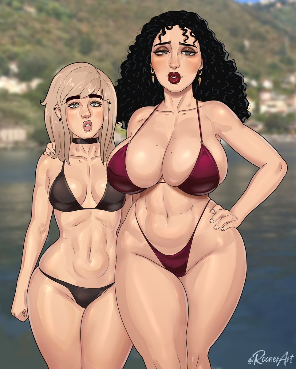 Cerez and Gothel <3 mother and daughter :V
