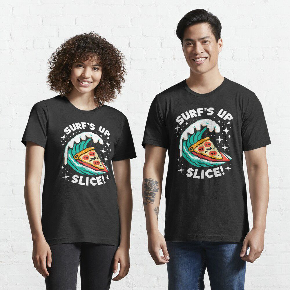 Surf's Up, Slice! 🍕🌊
Dive into the tasty waves with Pixel Art Pizza Ride tee! 
Catch the cheesy wave and ride in style. Hang ten on a wave of deliciousness! 
Shop now: redbubble.com/i/t-shirt/Surf…
#SurfStyle #PixelArt #tee #FoodieFashion #TShirt #shirt #pizza #Cool #pizzafan 🏄‍♂️🍕