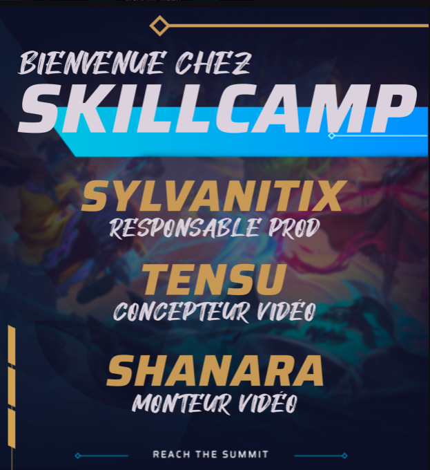 RECRUTEMENT 📣

Notre pôle production fait peau neuve avec l'arrivée en renfort de trois nouvelles personnes au sein de l'équipe. 🎥

Souhaitez la bienvenue à @Sylvanitiiix, @NaelDevos173455 et @shanara73 💛

#ReachTheSummit