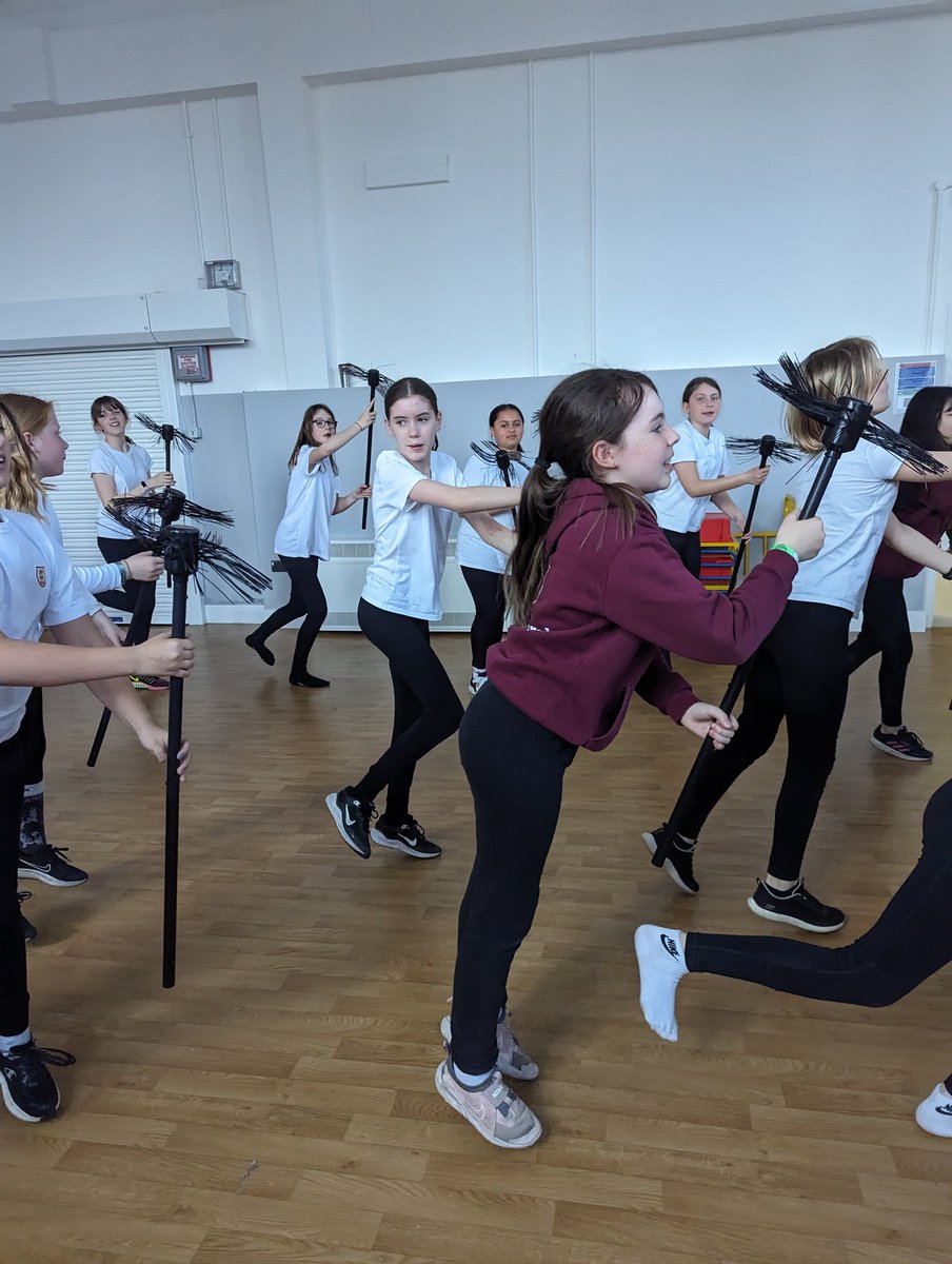 Dance club are getting very excited for their performance at Trinity Academy for stages this year! @CST_Trinity...our final rehearsal today. Can you guess the song we are dancing to?☂️🪁🧹