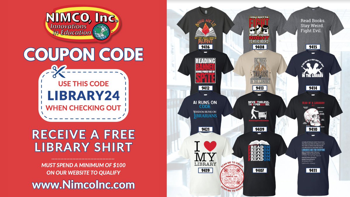 Awww! You're wearing our shirt! Thank you for sharing about @nimcoinc! I'm exhibiting the shirts at #txla24 this week, but I wish I could've made it to #maslsc too! Fingers crossed for next year! 🤞🤞 In the meantime, we do have this promo going.