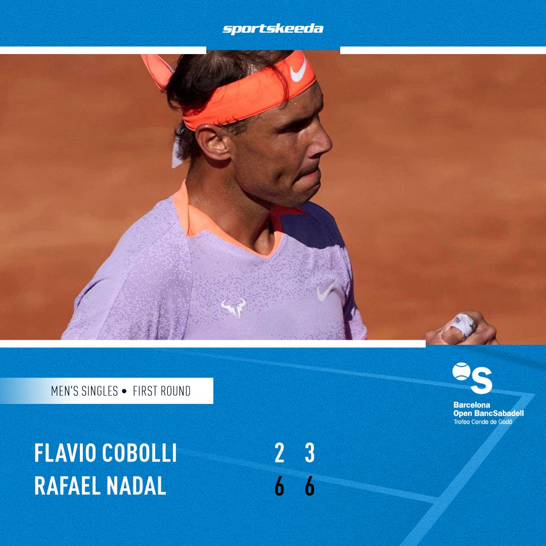 A WINNING START IN BARCELONA FOR RAFA! 🤩 Rafael Nadal defeated Flavio Cobolli in his first match back on clay since 2022! 👑 He will face Alex De Minaur tomorrow 🍿 #RafaelNadal #BCNOpenBS #Tennis