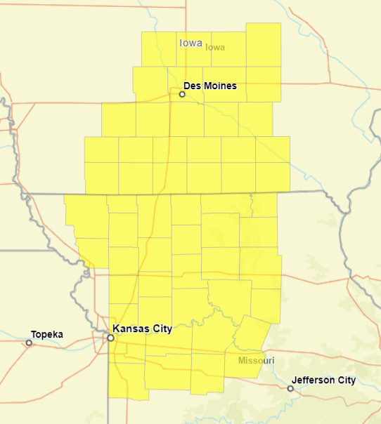 #TornadoWatch in fact was expanded to cover 8 more #Iowa counties incl #DesMoines metro esp #WestDesMoines, #Ames, #Ankeny, #Urbandale, #Johnston, #Waukee and #AltoonaIA, #Marshalltown
#Wxtwitter #SPC #SevereWX #Tornado #Hail #Wind #IAwx #TornadoAlley