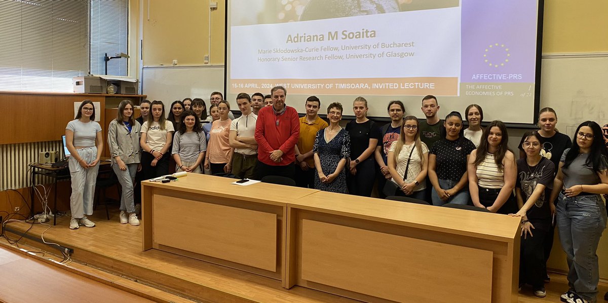 asoaita's tweet photo. Delighted to teach at @uvt 🇷🇴, meeting lovely students and finally meeting @RemusTim @sebastianjucu, thank you all and what a great place @Timisoara_2023 is!! https://t.co/DFQi1IVo6S
