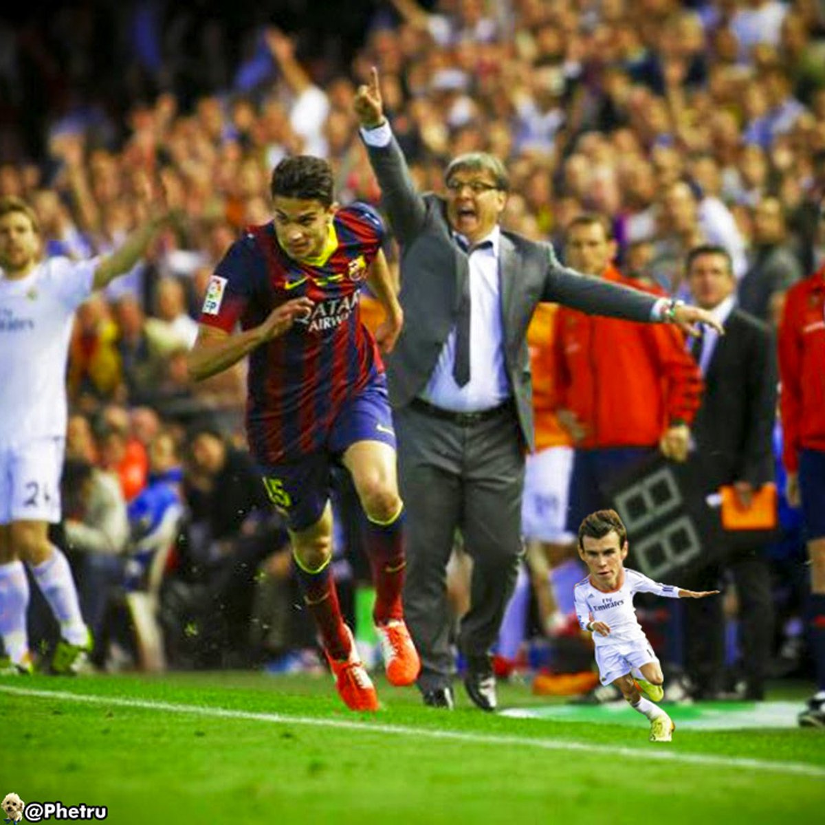 🔥 G A R E T H B A L E 🔥 🗓️🔙 It’s been exactly 10 years since Gareth Bale took the looooong way round to score an 85th minute winner in the Copa del Rey Final against Barcelona. 🚂 🏴󠁧󠁢󠁷󠁬󠁳󠁿