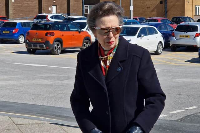 Princess Anne the Princess Royal in Fleetwood for National Coastwatch visit The Princess looked through a telescope & chatted to the Coastwatch team about their life saving work before mounting the steps to the very top of the building for a better view. blackpoolgazette.co.uk/news/people/ex…