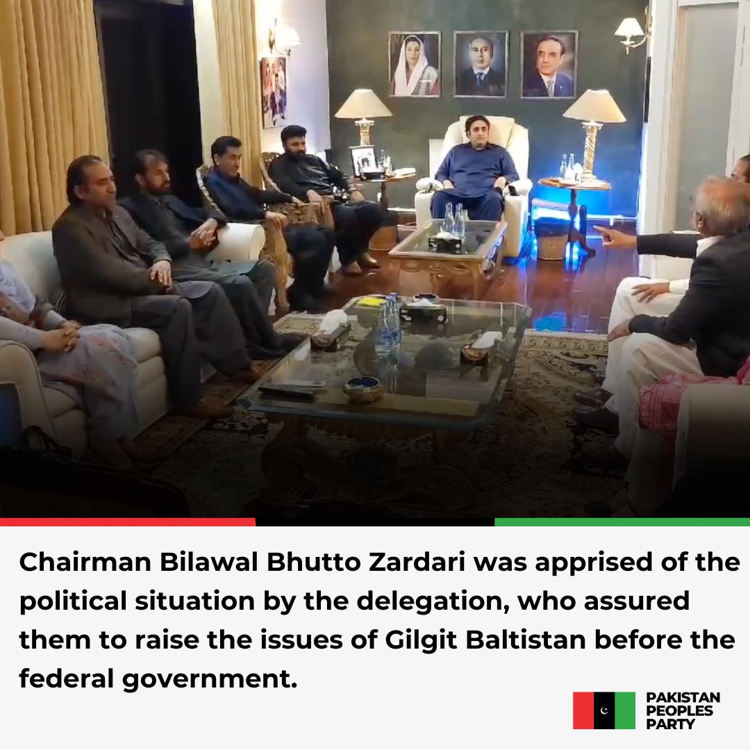 Pakistan People's Party (PPP) Gilgit Baltistan delegation calls on Chairman PPP @BBhuttoZardari at Zardari House, Islamabad. Read More: ppp.org.pk/pr/31762/