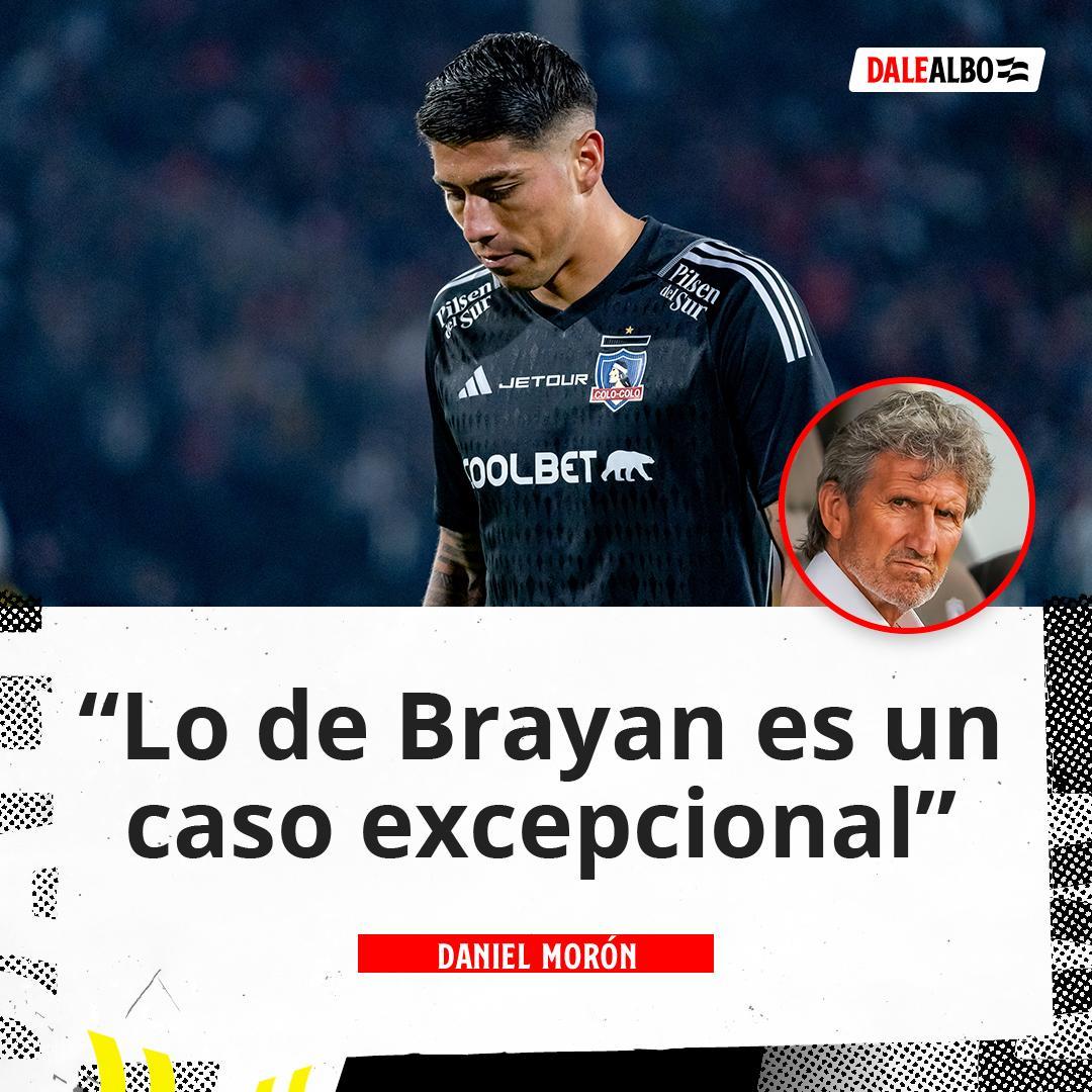 ¡Lo defienden! 🧤 Brayan Cortés fue expulsado por una mala reacción contra Rodolfo González. Daniel Morón salió a referirse a la tarjeta roja. 📸: @guilleasalazar