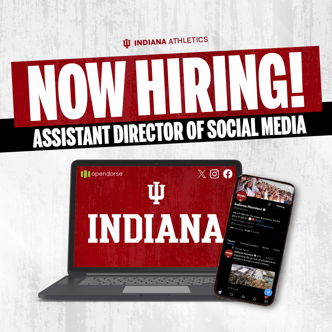 We're hiring for an Assistant Director of Social Media! 📲 Questions & details → reach out to @rachel__gillam Apply here 🔗: bit.ly/49BwZkZ