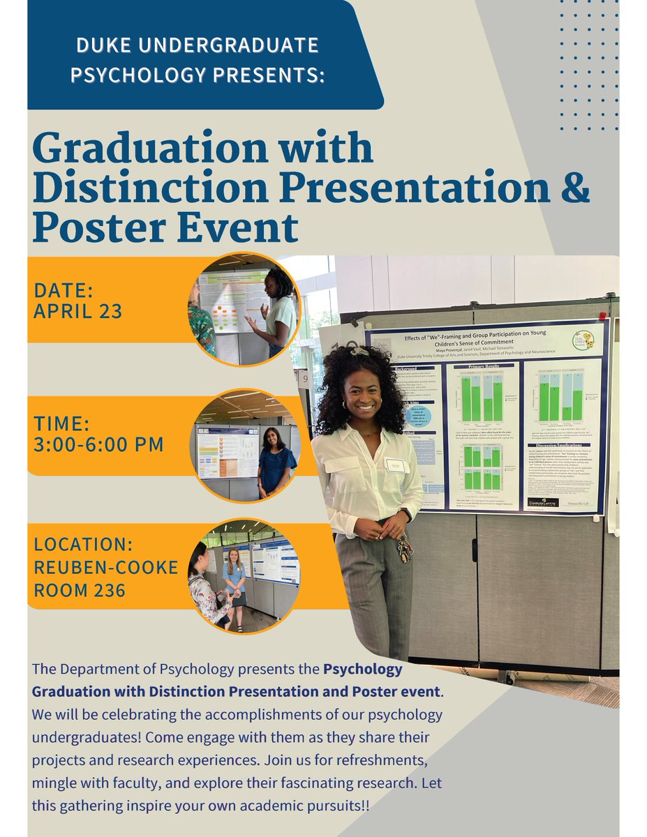 Join us to celebrate the remarkable achievements of our psychology undergraduates! @DukePsychNeuro