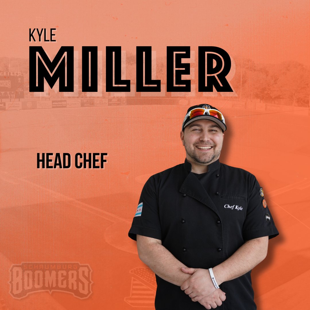 boomersbaseball's tweet photo. Happy #frontofficefriday! Meet our Head Chef, Kyle Miller.
Kyle has been in the culinary industry for over 17 years. Since 2010, he has won 11 unique cooking and baking competitions in the Chicagoland area. Learn more on our Facebook, Instagram, & LinkedIn.
#boomercountry https://t.co/NvyCh5zJZL