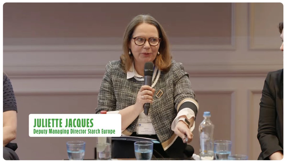 EUBioeconomy's tweet photo. Juliette Jacques highlighted that, as the @EUBioeconomy Alliance, we do not have #foodwaste as we "use every component of the plant into different applications, every part serves a market/purpose". 
@EUFoodForum #WCEF2024 #CircularityforFoodSecurity #SustainableFood https://t.co/77iG6RwcsW