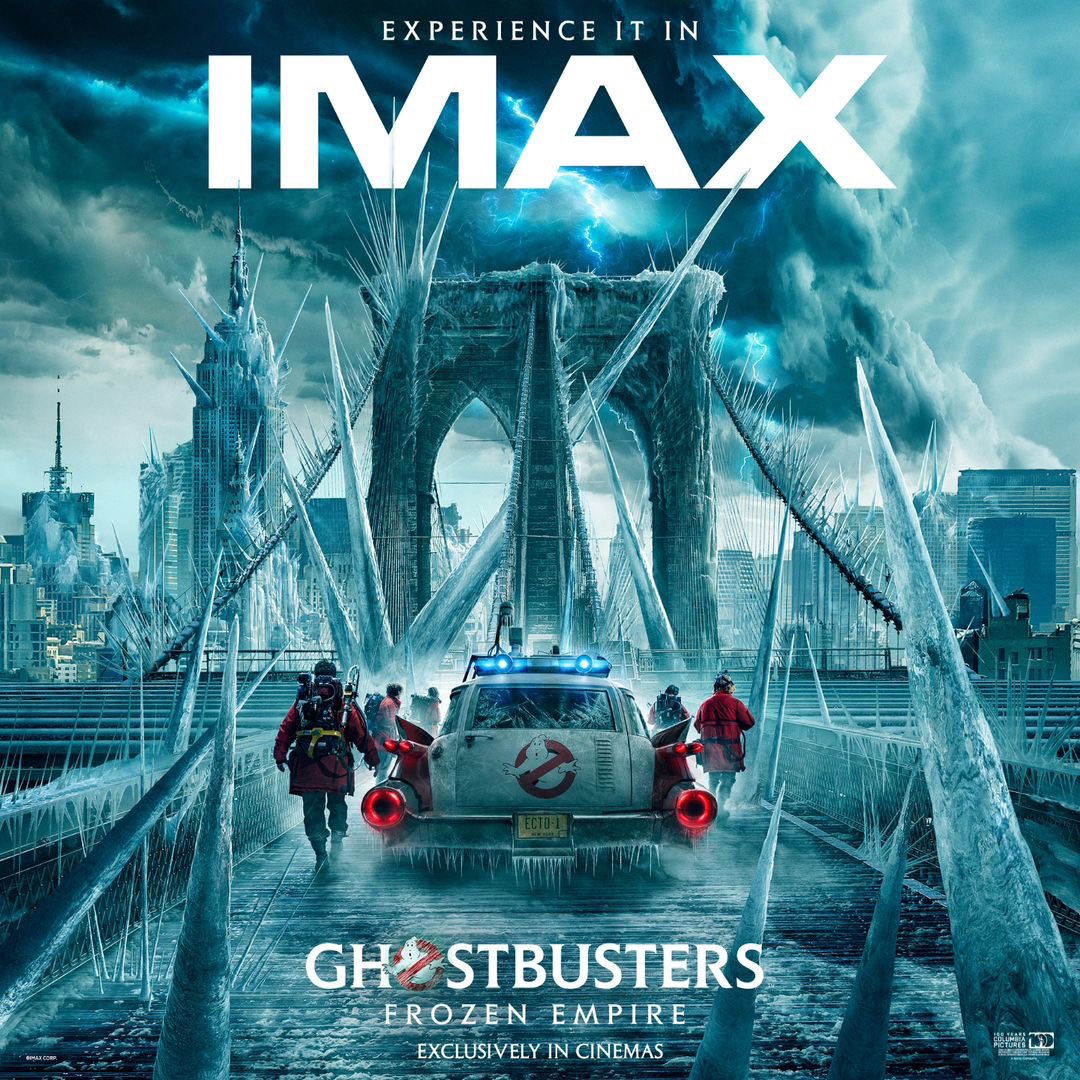 Get ready to gear up! Your beloved squad of unexpected champions returns for a chilling adventure.
.
Witness #Ghostbusters: Frozen Empire in IMAX cinemas from April 19th. 
.
#OCDTimes #PaulRudd #MckennaGrace #FinnWolfhard #BillMurray #EmilyAlynLind #DanAykroyd #ErnieHudson