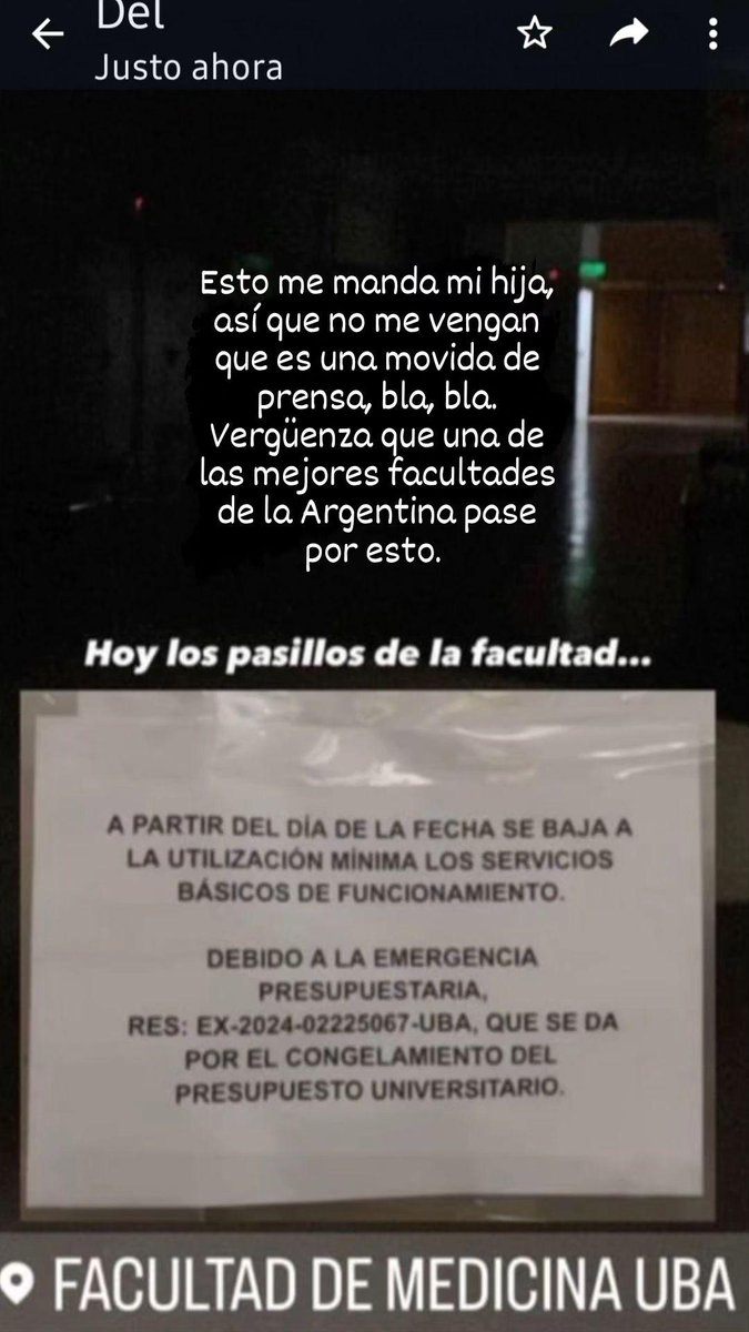 G_si10703's tweet photo. Esto no lo vi en ningún portal, esto me lo mandó mi hija. No haybtroll, no hay campaña ni bla, bla. Así están. Sos una vergüenza Javier Milei!!! https://t.co/dPwDZjoVV9