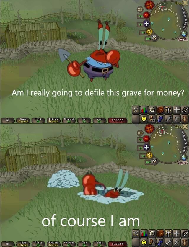 osrsmemess's tweet image. Ofc