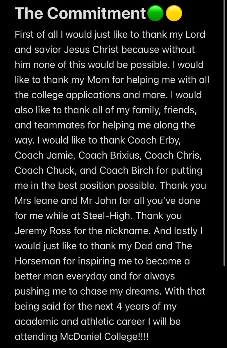 Sean Bennett Jr (@sbennettjr) on Twitter photo “Put tha town on my back I’m a horseman” #committed
<a href="/AndrewErby/">Andrew Erby</a> <a href="/lamon_cl/">Coach Chuck Lamon</a> <a href="/chrislake/">Chris Lake</a> <a href="/PatrickBircher/">Patrick Bircher</a> <a href="/LeaneBeckey/">Leane Thorn-Beckey</a> <a href="/EdOBrienCFB/">EdOBrienCFB</a> <a href="/sbennett8071/">Coach Twilight</a> @PRZPAvic “Put tha town on my back I’m a horseman” #committed
<a href="/AndrewErby/">Andrew Erby</a> <a href="/lamon_cl/">Coach Chuck Lamon</a> <a href="/chrislake/">Chris Lake</a> <a href="/PatrickBircher/">Patrick Bircher</a> <a href="/LeaneBeckey/">Leane Thorn-Beckey</a> <a href="/EdOBrienCFB/">EdOBrienCFB</a> <a href="/sbennett8071/">Coach Twilight</a> @PRZPAvic