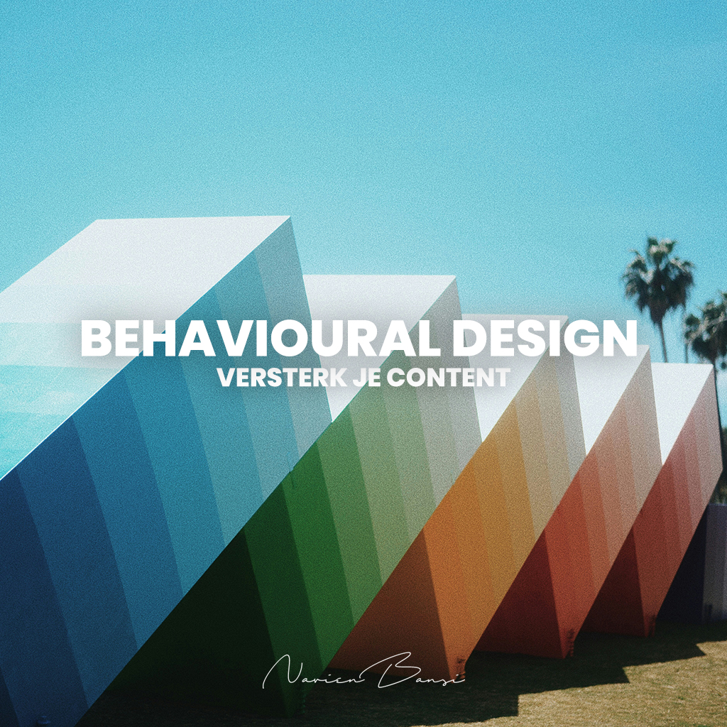 Behavioral design verbetert de contentervaring voor de doelgroep door in te spelen op herkenbare pijnpunten en voordelen van de klant.

→ Hierdoor kun je content creëren die nauw aansluit bij de behoeften, verlangens en uitdagingen van je doelgroep.

#DemandGeneration