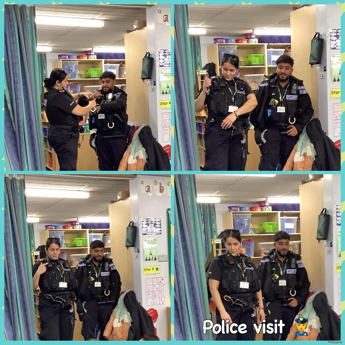 The Stars children had a very special visit from some police officers last week. They were able to learn about their jobs, the equipment they use and the children had the opportunity to ask them lots of questions. 👮‍♀️ 🚓 @leicspolice