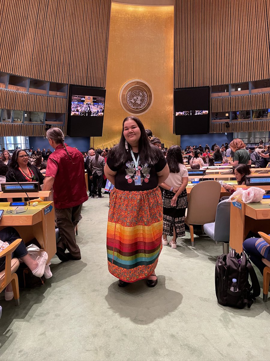 Little nish kid from Vanier made it to the UN 🤍